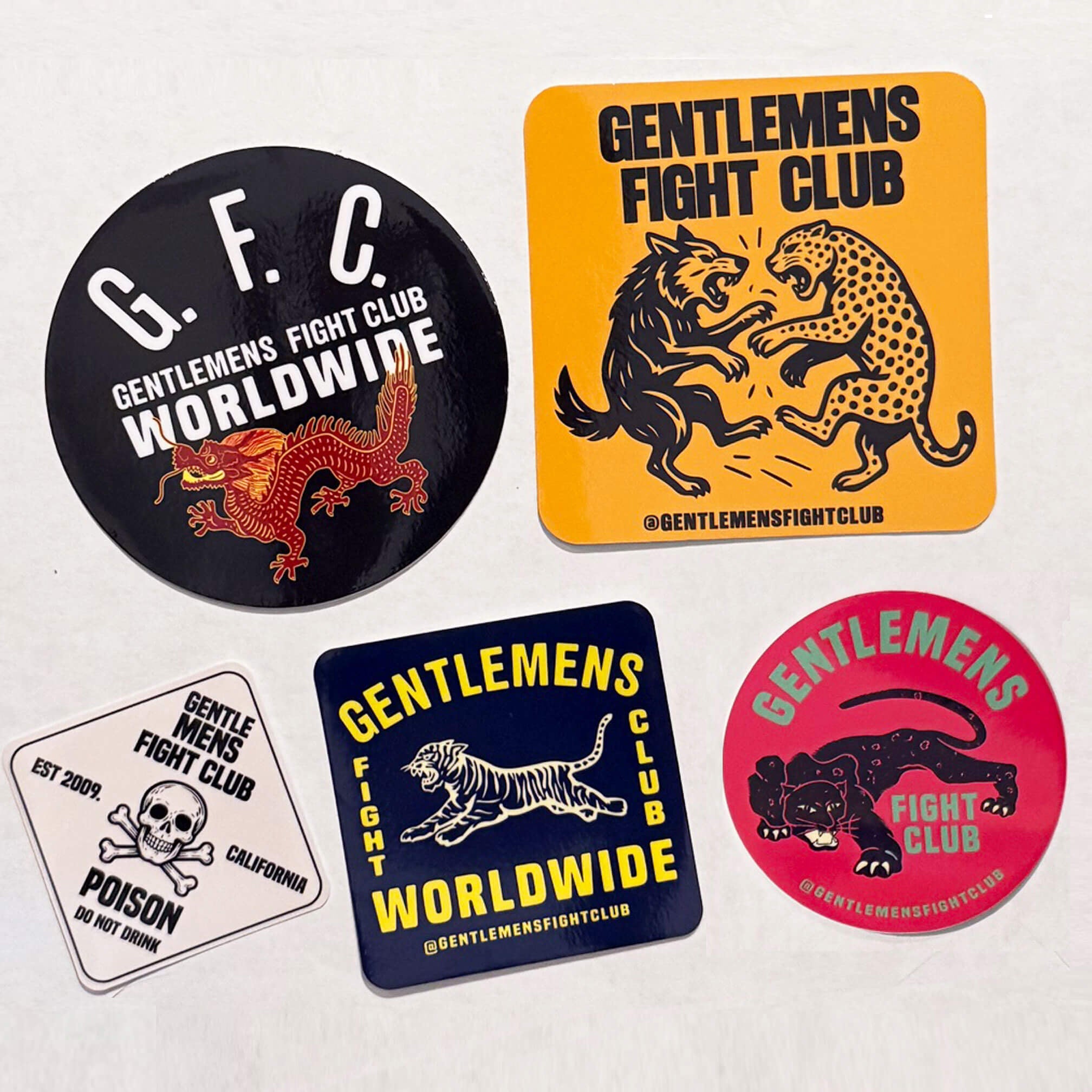 GFC Sticker Pack 5 Pack