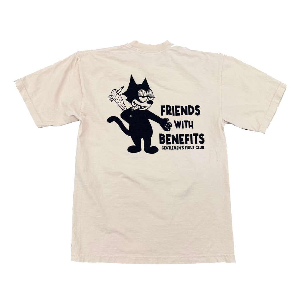 GFC FRIENDS WITH BENEFITS Heavyweight Short Sleeve Shirt Beige