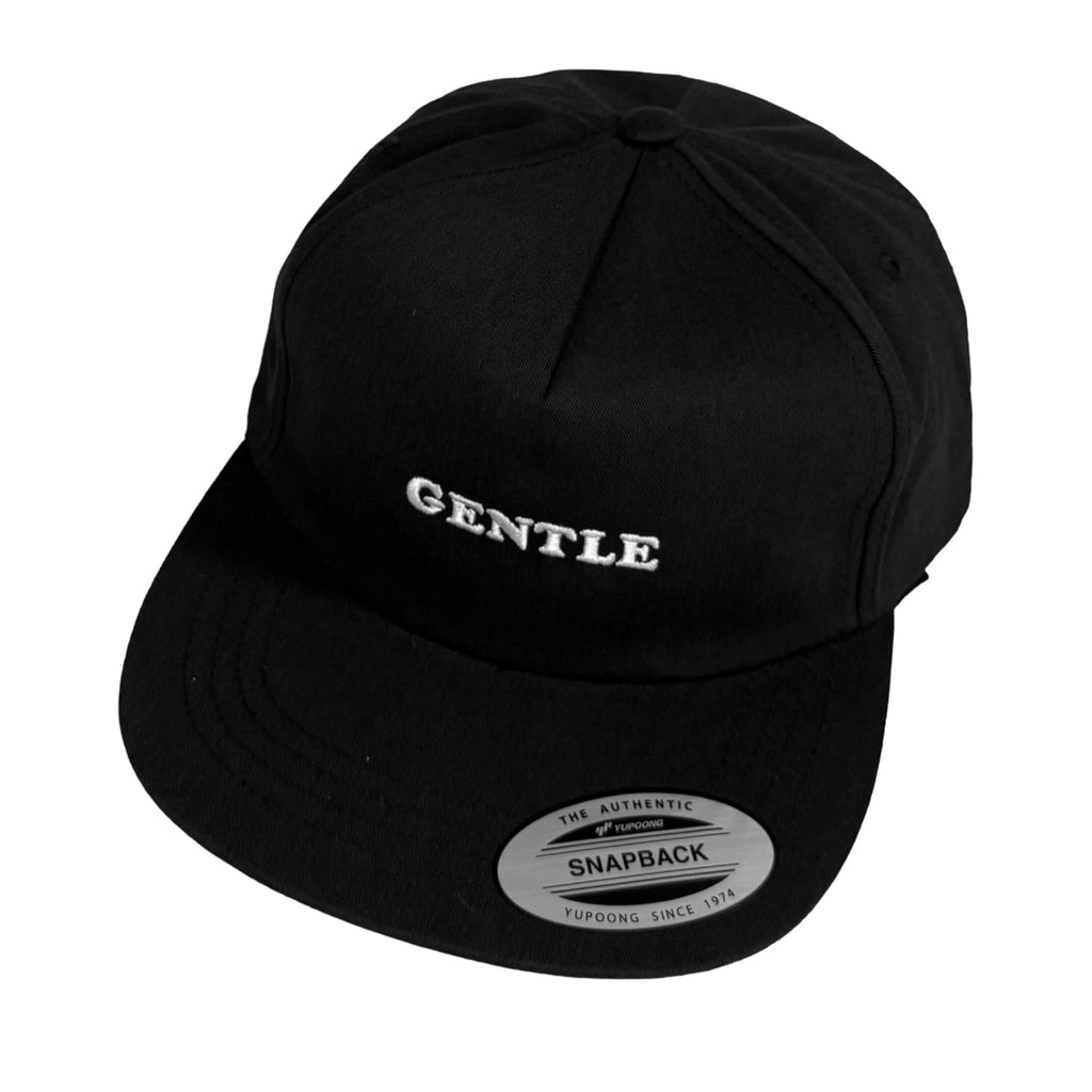GENTLE Snapback Hat Black
