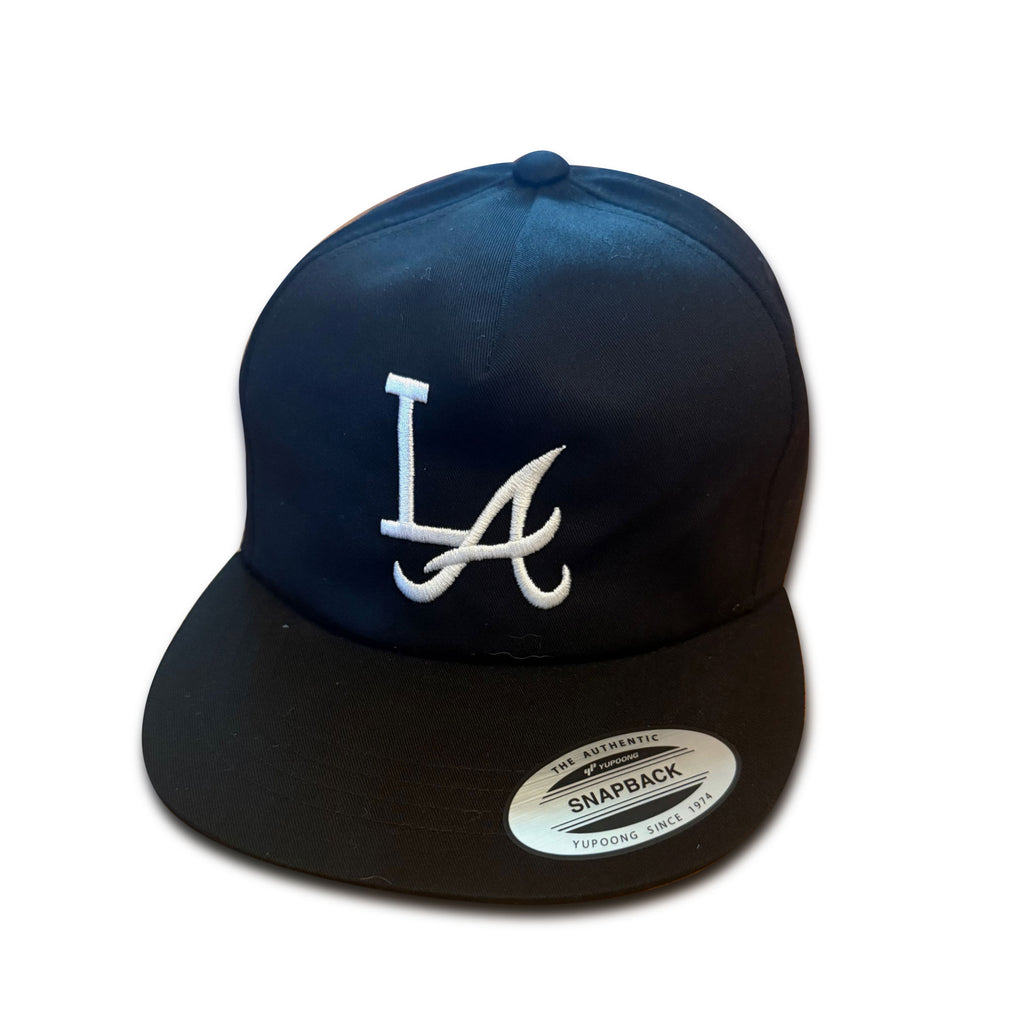 LA/ATL Snapback Hat Black