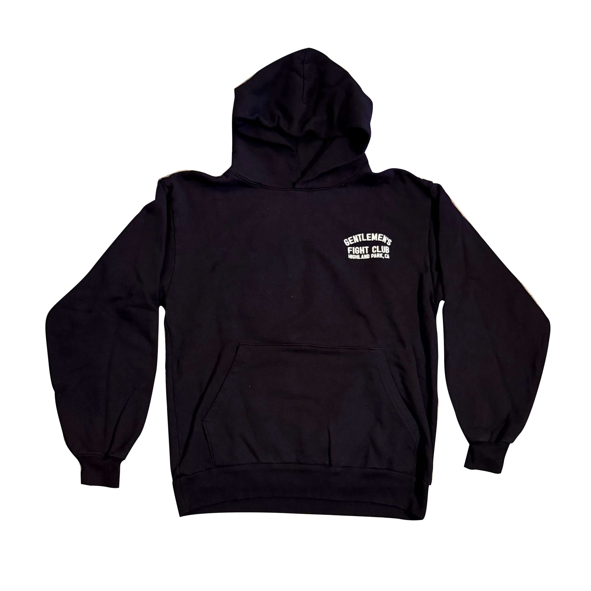 GFC HLP Pullover Hoodie Black 14oz Heavy Fleece EMBROIDERED