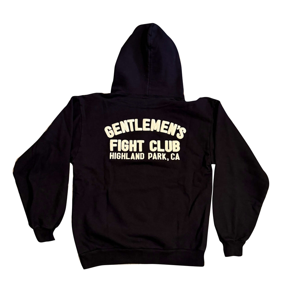 GFC HLP Pullover Hoodie Black 14oz Heavy Fleece EMBROIDERED