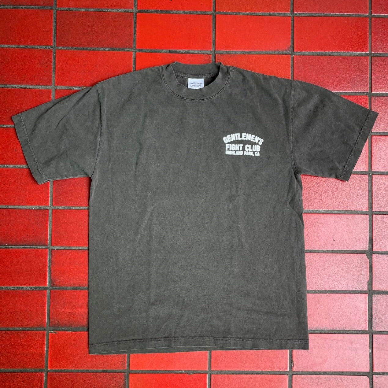 'Blurred Vision" HLP HEAVYWEIGHT Short Sleeve T-Shirt Dusty Black