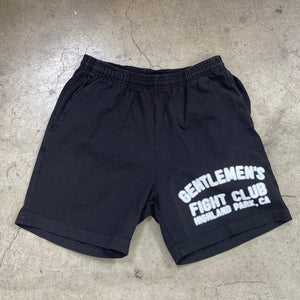 Blurred Vision Mid Length Heavy Jersey Shorts Black