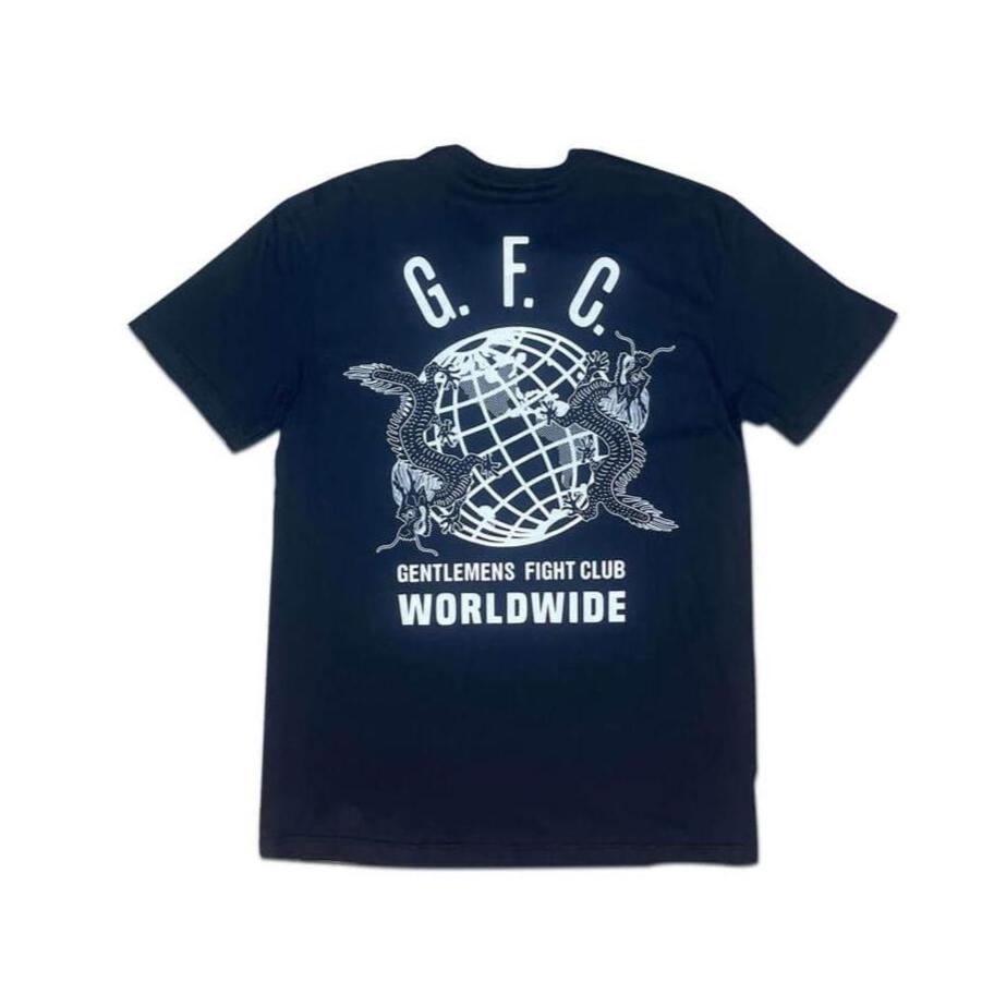 'Worldwide'  60/40 LIGHTWEIGHT Short Sleeve Tee Black