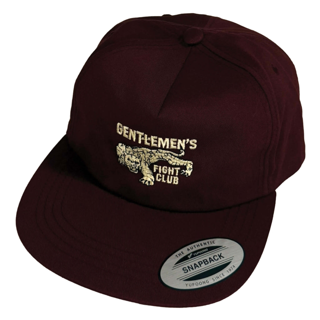 Jaguar Snapback Hat Maroon