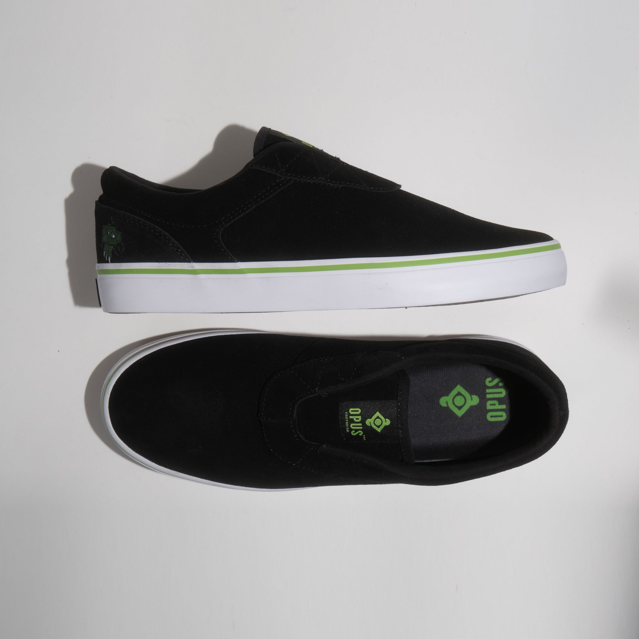 SWAMPY/Opus Honey Slip on -  Black/White